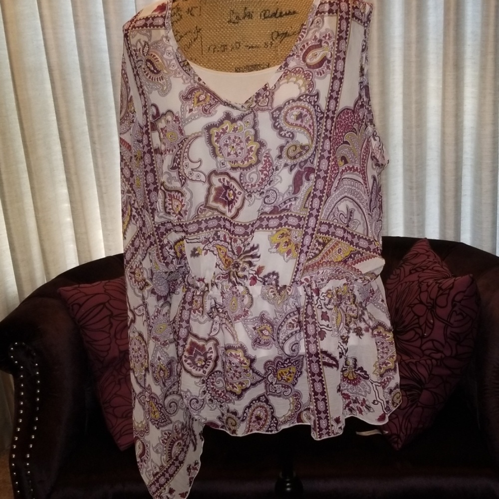 Blouse: Ashley Stewart
